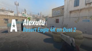 Desert Eagle 4K on Dust 2