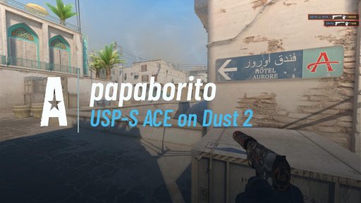 papaborito - USP-S ACE on Dust 2 on Dust 2
