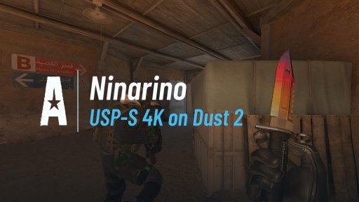 Ninarino_ - USP-S 4K on Dust 2 on Dust 2