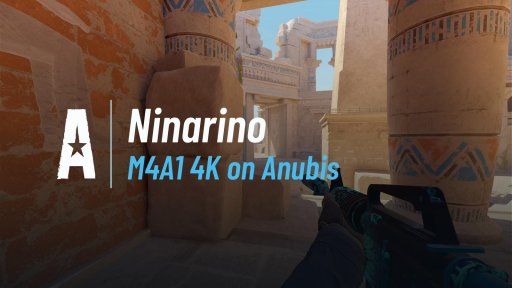 Ninarino_ - M4A1 4K on Anubis on Anubis