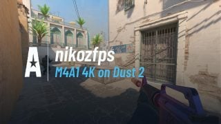 M4A1 4K on Dust 2
