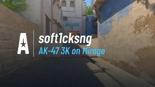 soft1cksng - AK-47 3K on Mirage on Mirage