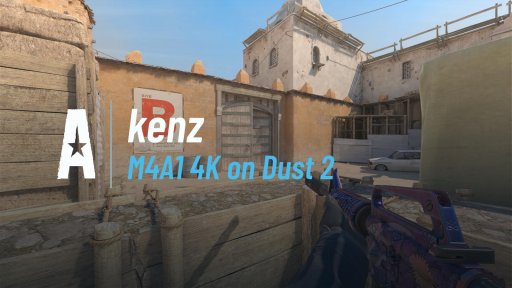 kenzgosu - M4A1 4K on Dust 2 on Dust 2