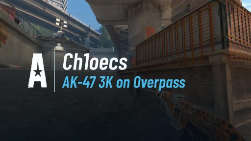 ch1oecs - AK-47 3K on Overpass on Overpass