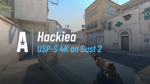 hackieA - USP-S 4K on Dust 2 on Dust 2