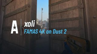 FAMAS 4K on Dust 2