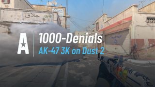 AK-47 3K on Dust 2