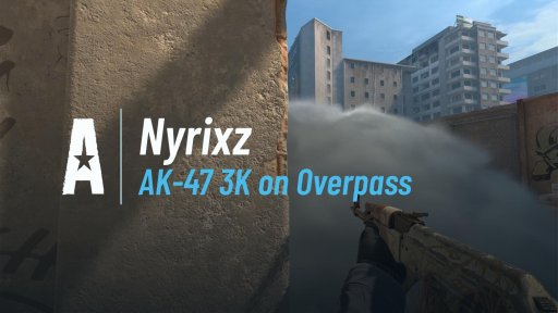 Nyrixz - AK-47 3K on Overpass on Overpass