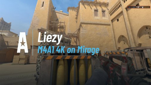 Liezy - M4A1 4K on Mirage on Mirage