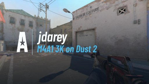 jdarey - M4A1 3K on Dust 2 on Dust 2