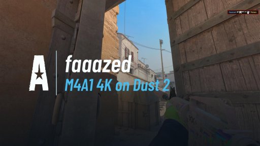 faaazed - M4A1 4K on Dust 2 on Dust 2