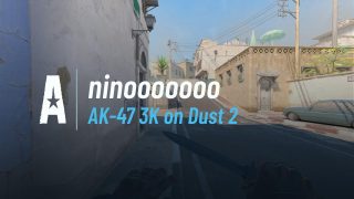 AK-47 3K on Dust 2