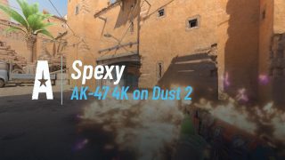 AK-47 4K on Dust 2