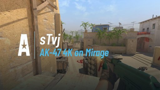 st__cs - AK-47 4K on Mirage on Mirage
