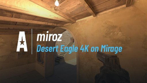mirozt - Desert Eagle 4K on Mirage on Mirage
