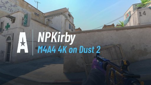 Kirby - M4A4 4K on Dust 2 on Dust 2