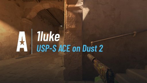 1lukeCS - USP-S ACE on Dust 2 on Dust 2
