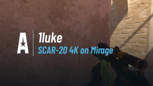 1lukeCS - SCAR-20 4K on Mirage on Mirage