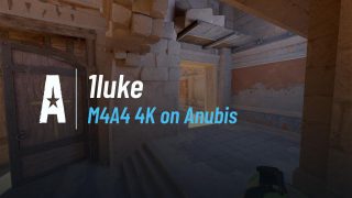 M4A4 4K on Anubis