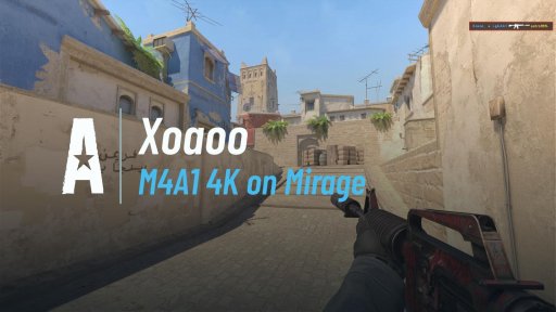 Xoaoo_ - M4A1 4K on Mirage on Mirage