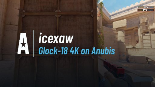 icexaw - Glock-18 4K on Anubis on Anubis