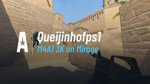 queijofps1 - M4A1 3K on Mirage on Mirage