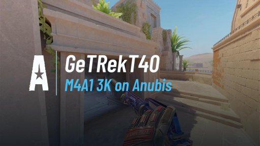 GeTRekTT40 - M4A1 3K on Anubis on Anubis