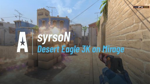 syrsoN - Desert Eagle 3K on Mirage on Mirage