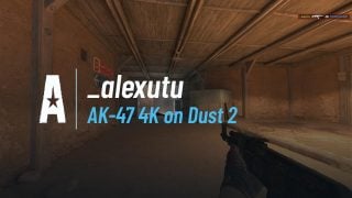 AK-47 4K on Dust 2