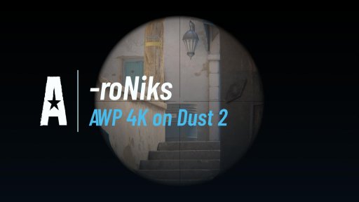 roniks_99 - AWP 4K on Dust 2 on Dust 2