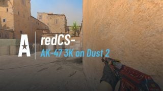 AK-47 3K on Dust 2