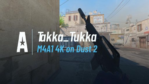 Takka_Tukka_Ultra - M4A1 4K on Dust 2 on Dust 2