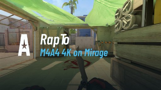 RapTo - M4A4 4K on Mirage on Mirage