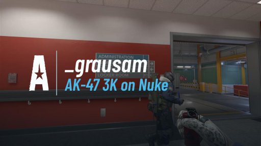 grausam_cs - AK-47 3K on Nuke on Nuke