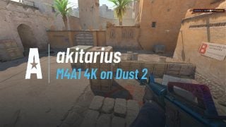 M4A1 4K on Dust 2