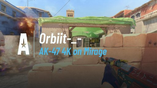 Orbiiiit - AK-47 4K on Mirage on Mirage