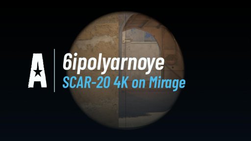 user10493827 - SCAR-20 4K on Mirage on Mirage