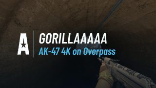 AK-47 4K on Overpass