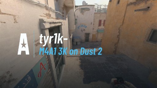 tyr1k- - M4A1 3K on Dust 2 on Dust 2