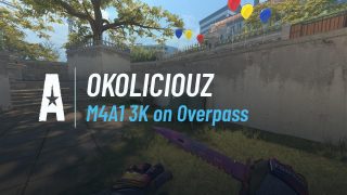 M4A1 3K on Overpass
