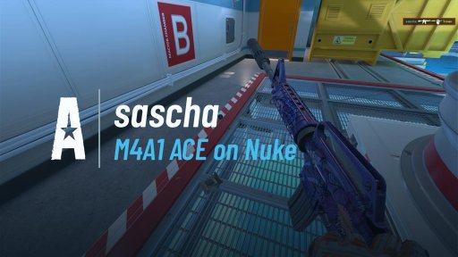 saschaCS2 - M4A1 ACE on Nuke on Nuke