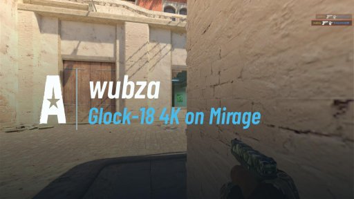 wubttv - Glock-18 4K on Mirage on Mirage