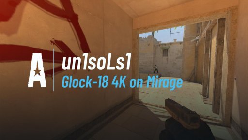 un1sols - Glock-18 4K on Mirage on Mirage