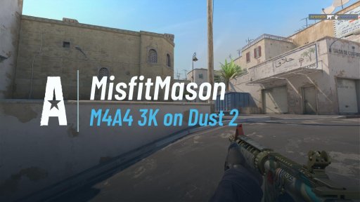 misfit_mason - M4A4 3K on Dust 2 on Dust 2