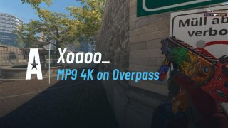 MP9 4K on Overpass