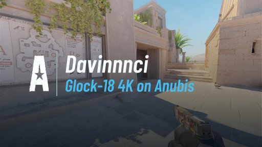 davinnnci999 - Glock-18 4K on Anubis on Anubis