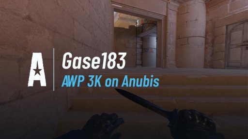 perdunidzee - AWP 3K on Anubis on Anubis