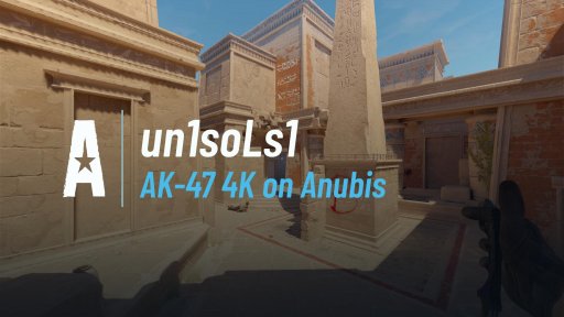 un1sols - AK-47 4K on Anubis on Anubis