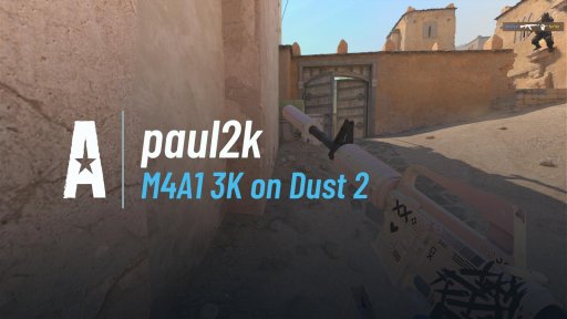 paul2kkk - M4A1 3K on Dust 2 on Dust 2