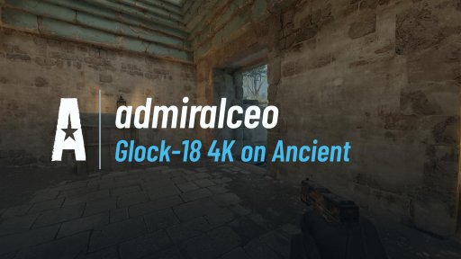 admiralceo - Glock-18 4K on Ancient on Ancient